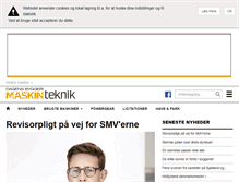 Tablet Screenshot of maskinteknik.dk